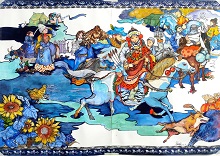 教師作品：水粉插畫作品